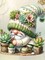 Stamped Cross Stitch Kits - Succulents Needlepoint Counted Cross Stitch Kits for Beginners Adults Patterns Dimensions Needlecrafts Embroidery Kits Arts and Crafts